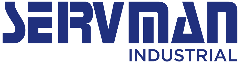 Logo Servman Industrial Azul